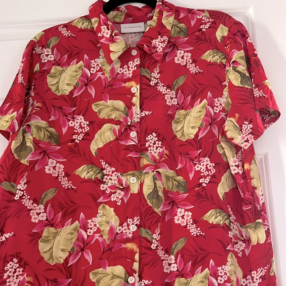 Liz Claiborne Hawaiian Shirt